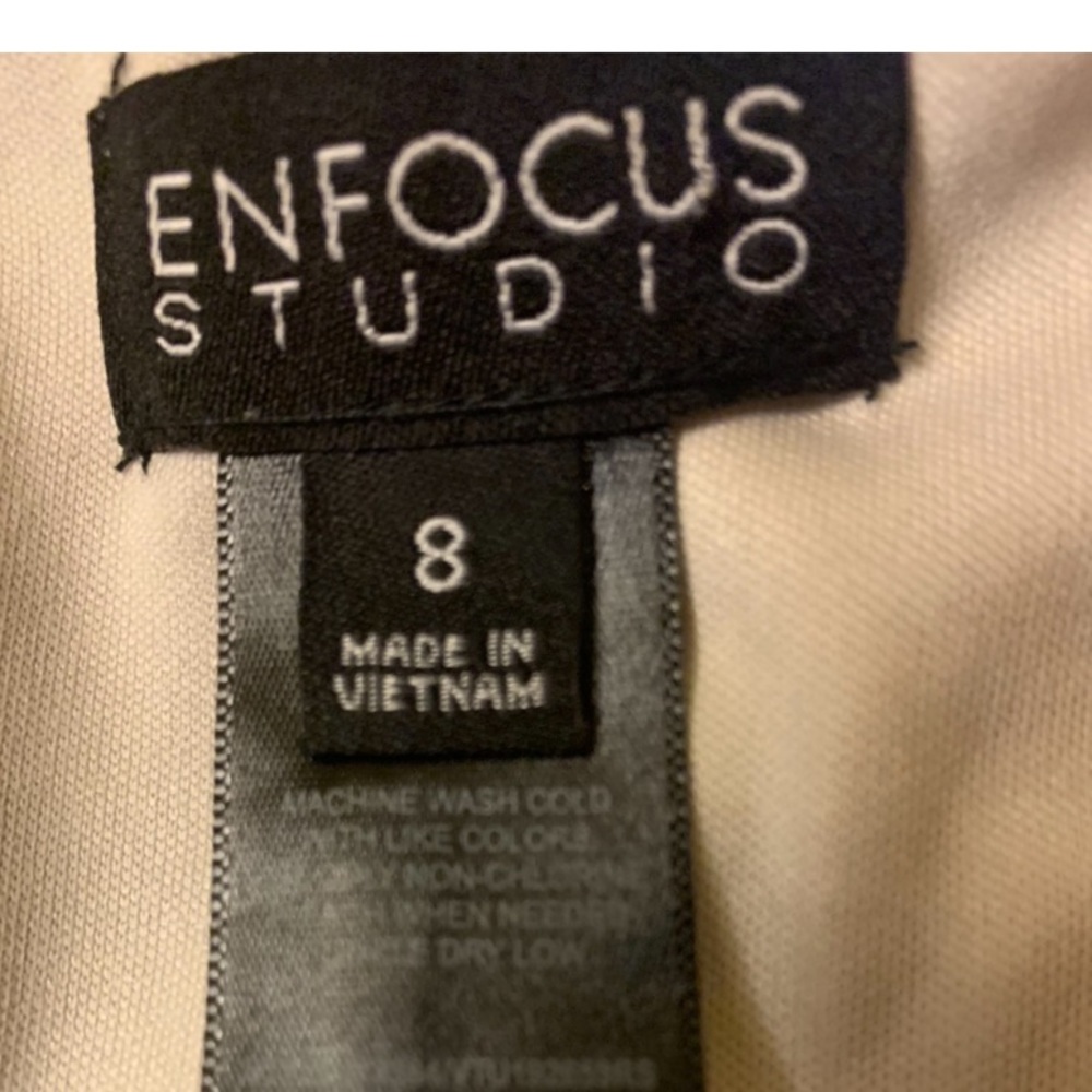 Enfocus Studio Floral Short Sleeve Dress Size 8 - Picture 8 of 9